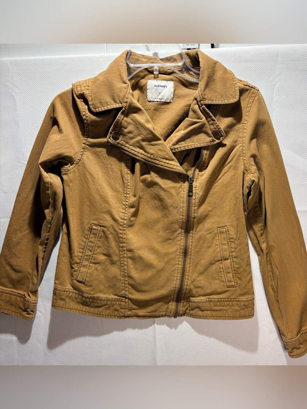 Old Navy Women's Camel Utility Moto Jacket